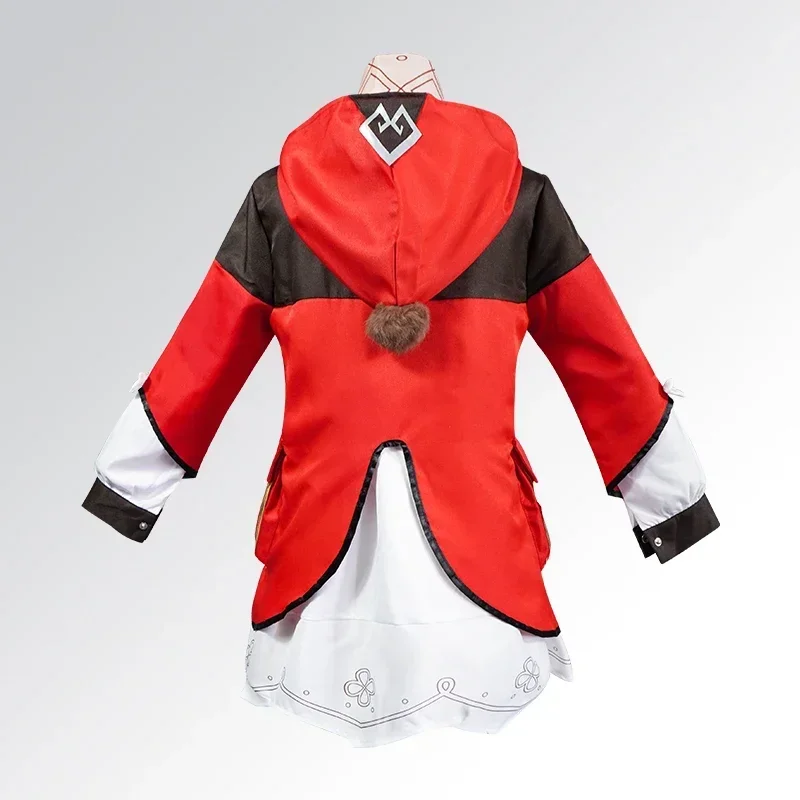 Genshin Impact Klee Cosplay Costume Uniform Anime Chinese Style Halloween Costumes for Kids Girl Women Ke Li