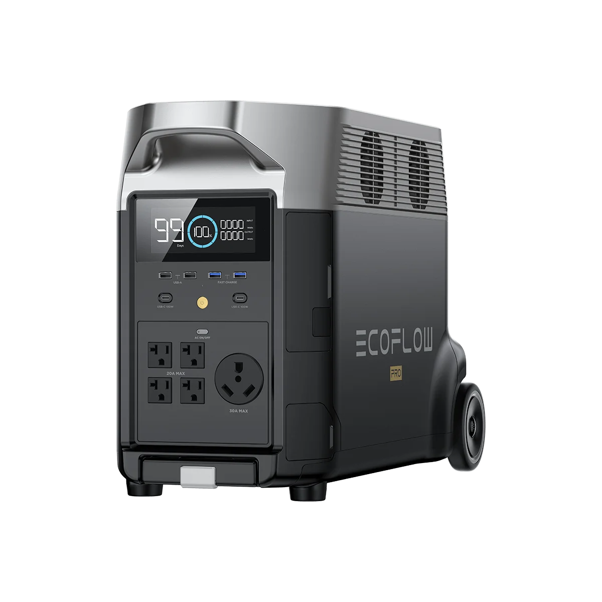 ECOFLOW DELTA Power Station for Outdoor Home Backup Off Grid Power Supply Fast Charging 1800W AC Output Solar Charging