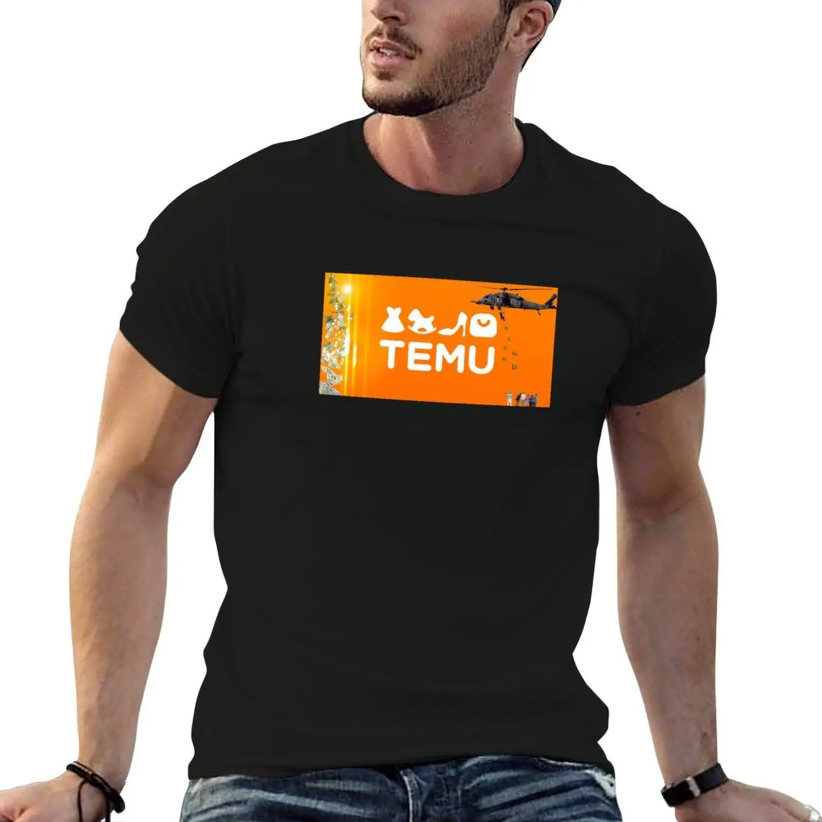 

Temu T-Shirt man t shirt graphic t shirts for man slim fit funny t shirts cotton T-shirt