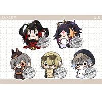 Nijisanji Vtuber Luxiem shu mysta ike vox luca Anime Figure Acrylic Key Ring Cute Funny Cartoon backpack ornament Pendant Gift