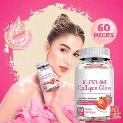 1 bottle of glutathione collagen luminescent gummies for moisturizing beauty and health food