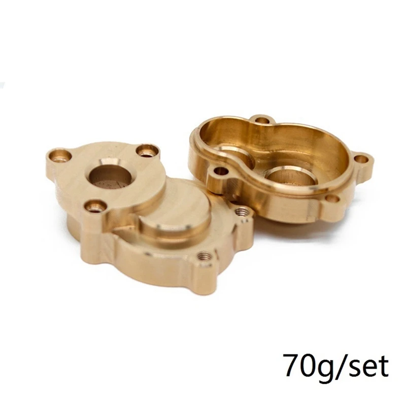 FBIL-12Pcs Brass Front & Rear Portal Drive Housing Cover Counterweight For YK4102 YK4103 YK4082 Yikong RC Crawler Car Parts