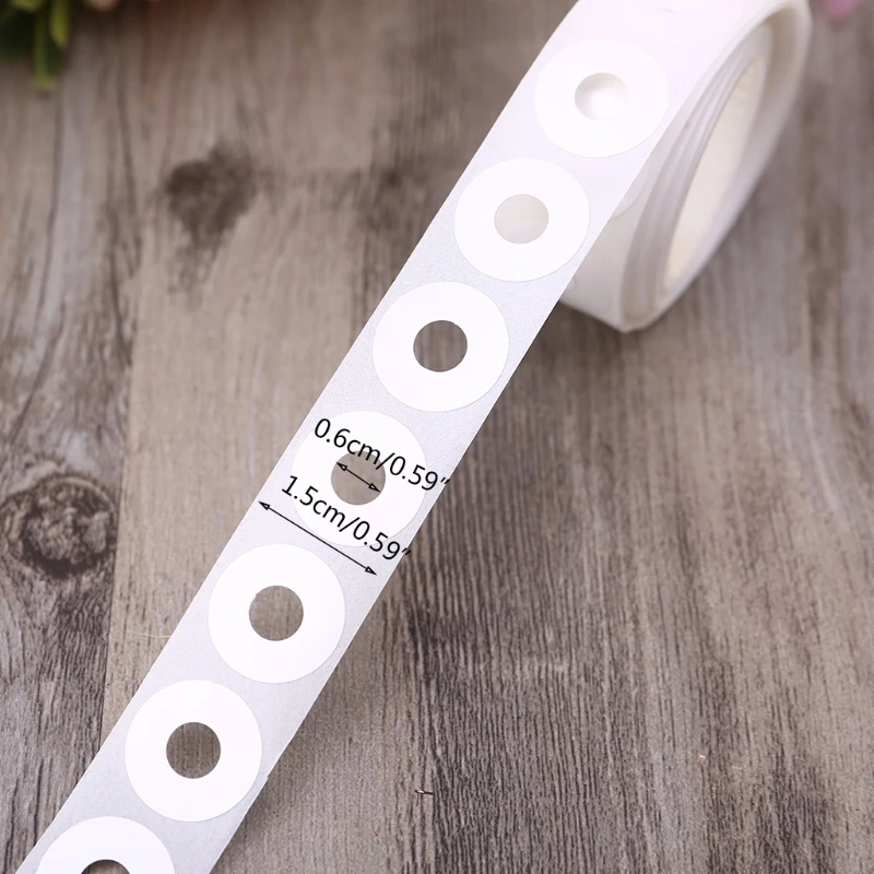 สติ๊กเกอร์กลมสำหรับเครื่องใช้สำนักงาน ป้ายเสริมรูแข็งแรง