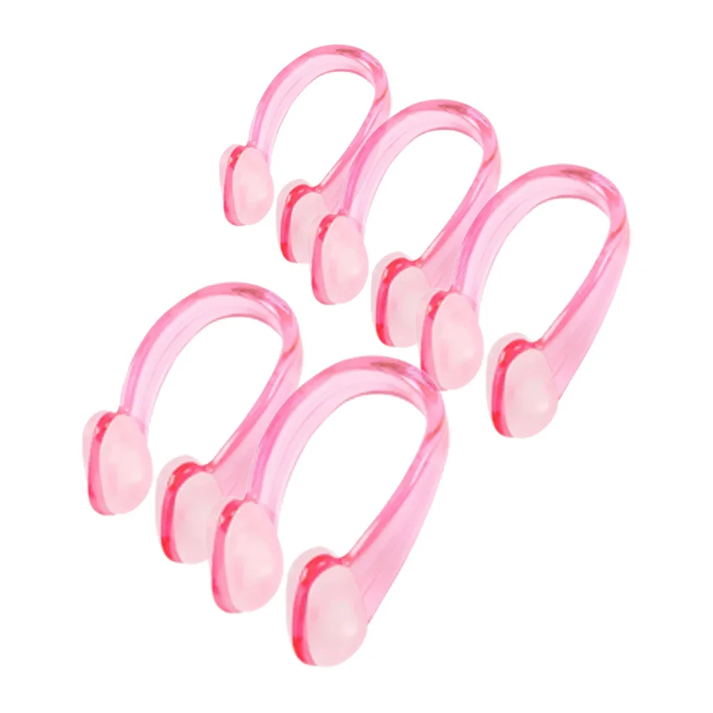 

5 Pcs Swimming Nose Clip Adult Clamps Diving Plug for Accessories Silicone Plugs Child