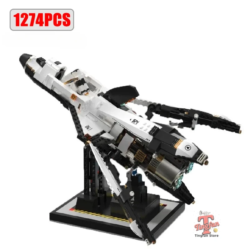 미국 우주선 우주 셔틀 로켓 블록 우주 비행기 우주 과학 교육 모델 브릭 조립 장난감 어린이 선물