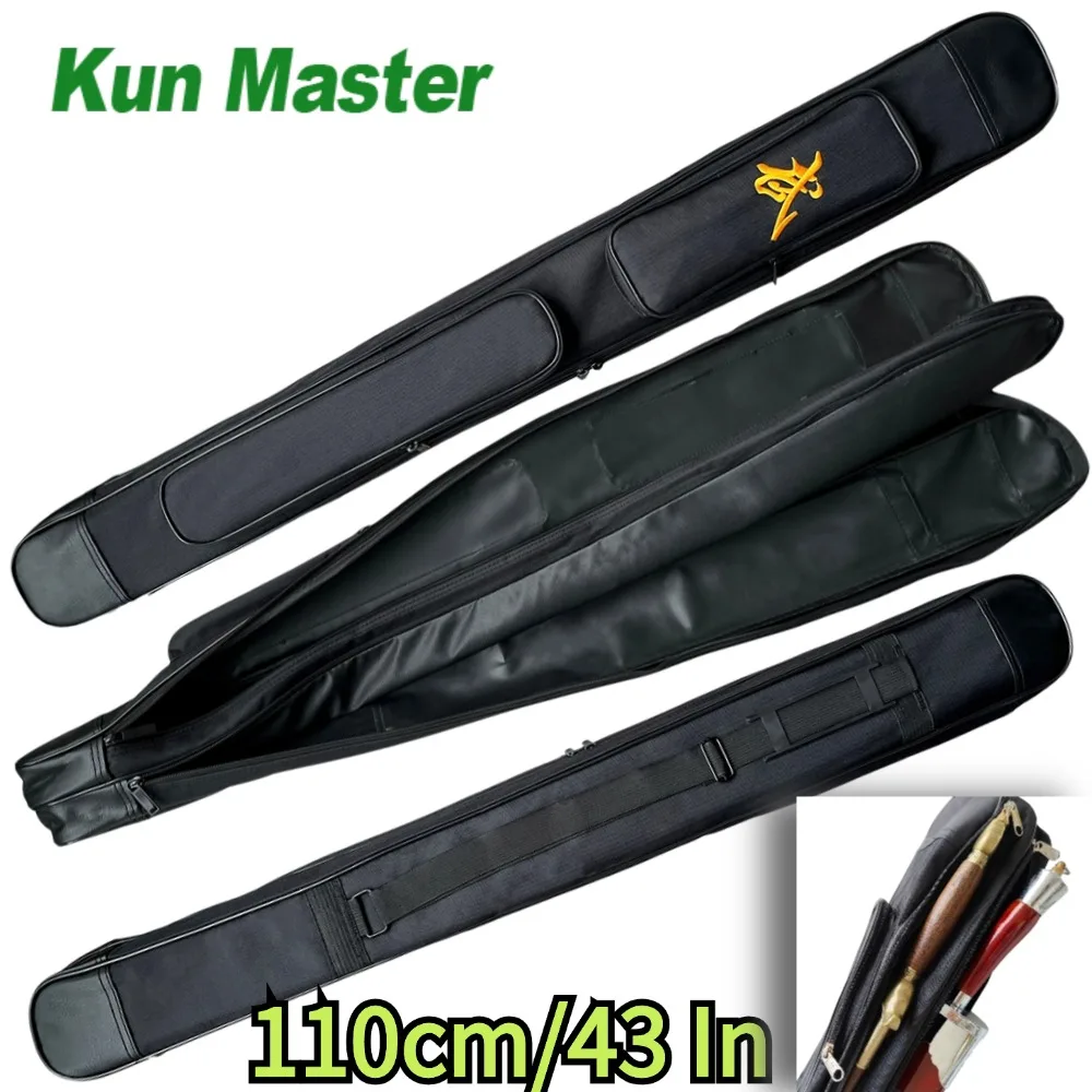 1.1 Meter Sword Bag Can Packed 2 Sword Waterproof Bag For Stick Knife Katana Kendo Holder Carry Case Tai Chi Bag Shoulder Bag