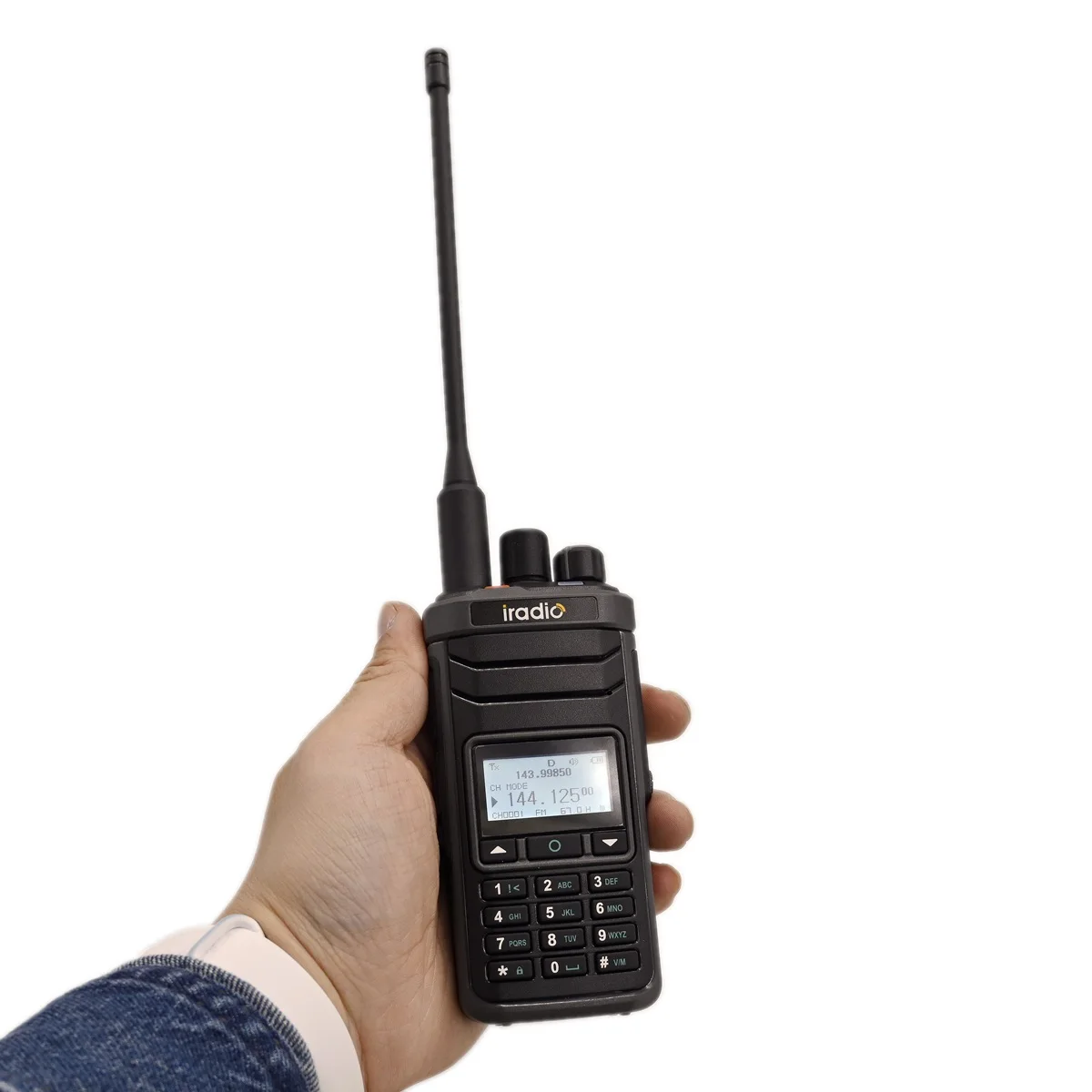 Iradio UV88 Two‑Way Radio Dynamic Signal Strength Indicator 1024 Channels USB Type‑C Spectrum Function Outdoor Hiking Camping
