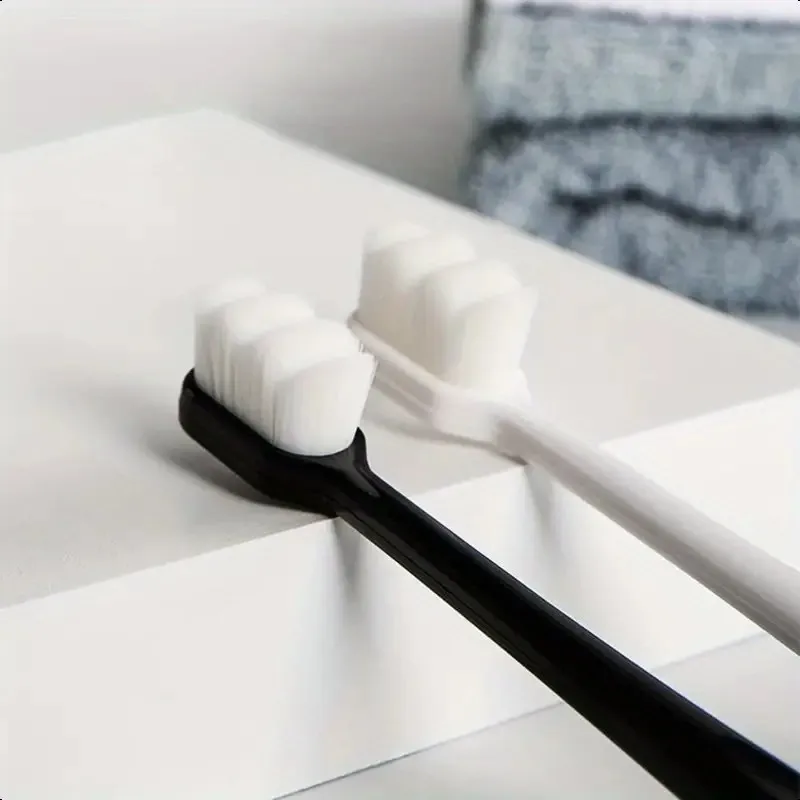 1PC Ultra Soft Nano Toothbrush  - 10,000+ Super Fine Bristles  Gentle Cleaning for Sensitive Teeth & Gum Care |