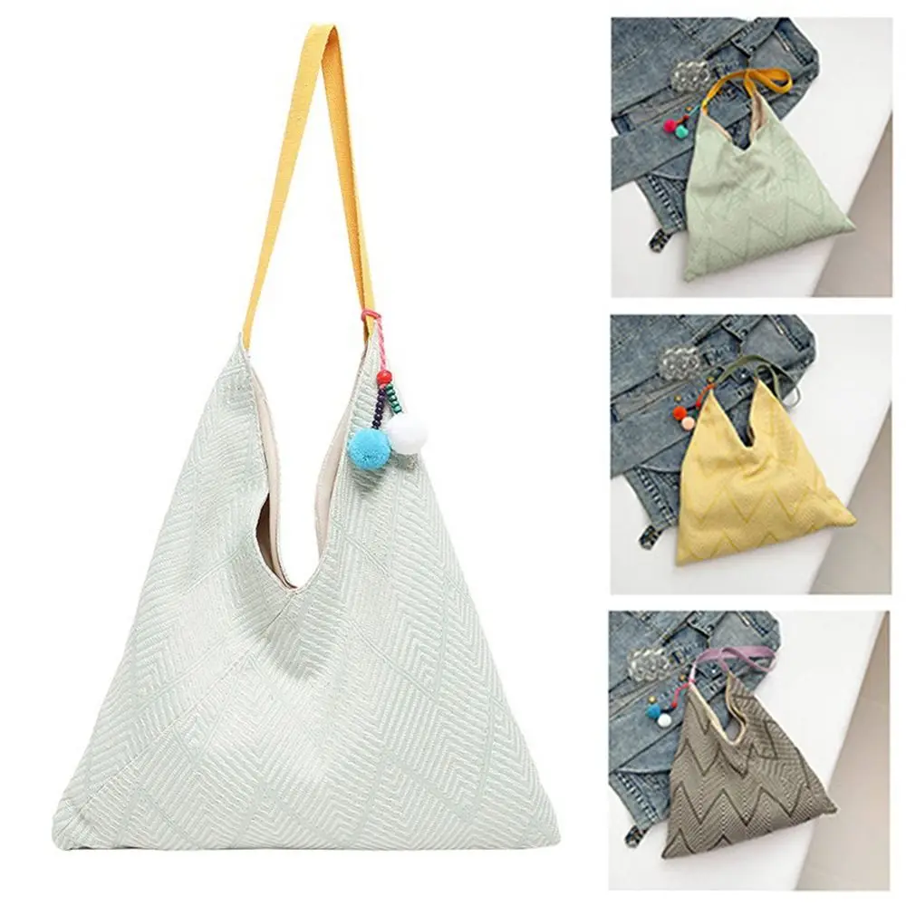 Элегантная летняя сумка через плечо с полосатым узором, большая вместительная повседневная тканая сумка с регулируемым ремешком, прочные женские сумки для путешествий