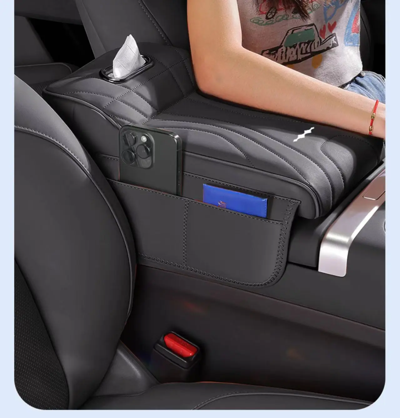 NEW Fit For BYD Formula Leopard 5 Leopard 8 Armrest Box Height Pad Special Central Elbow Support Tissue Box Storage And Storage