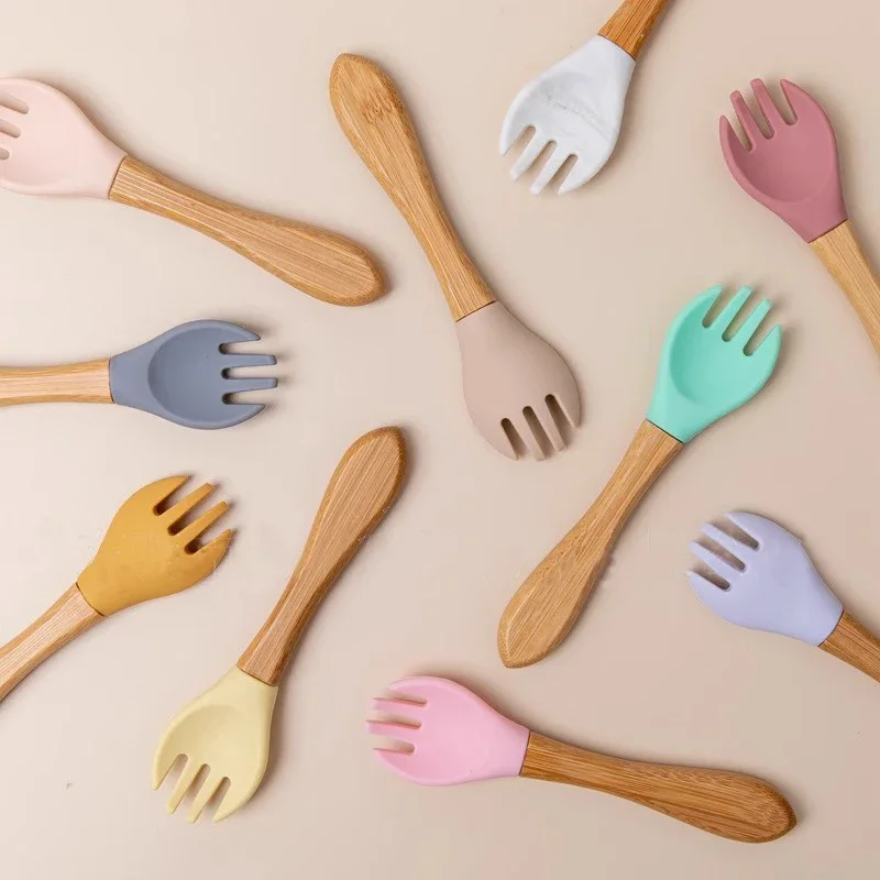 Baby Spoon Baby Silicone Soft Spoon Feeding Water Small Spoon Children Tableware Supplement Soft Spoon