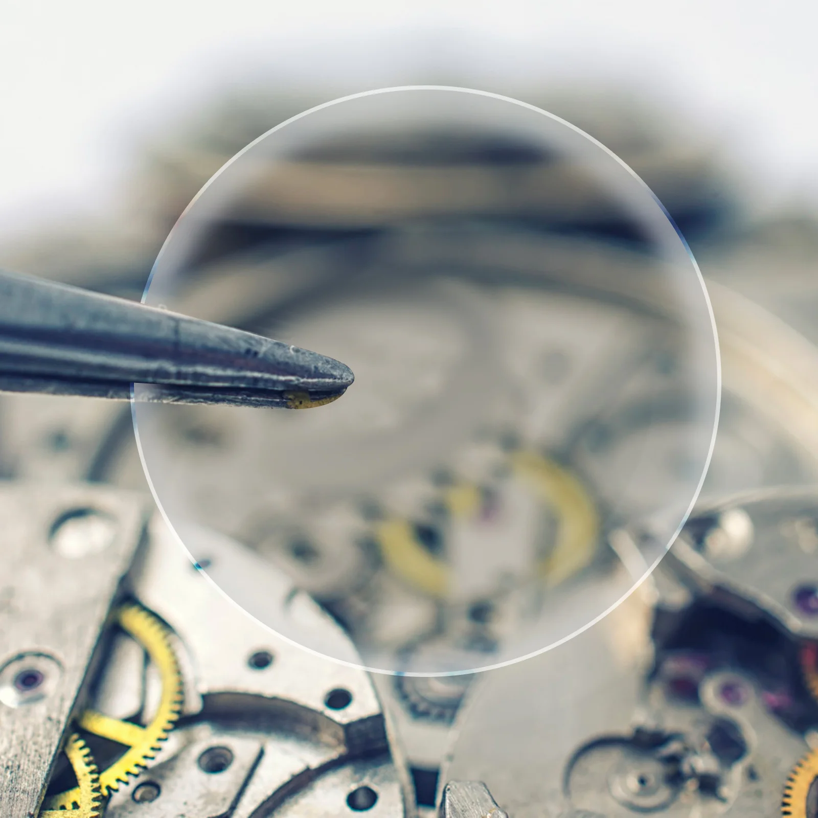 

6Pcs High Transmittance Watch Lens Glass Easy Installation Flat Round Watch Accessories Wristwatch Replacement Lens