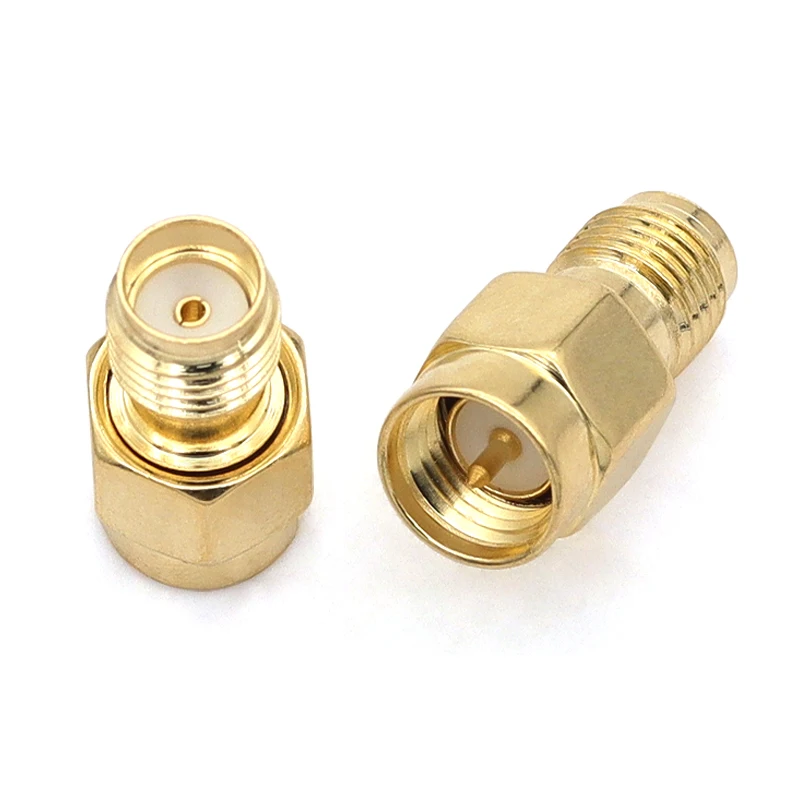 1/5/10 قطعة طريقة مزدوجة/مزدوجة عكس SMA موصل RPSMA-JJ KK JWK KKF KKY المسمار الداخلي ثقب داخلي/دبوس داخلي L نوع محول #3