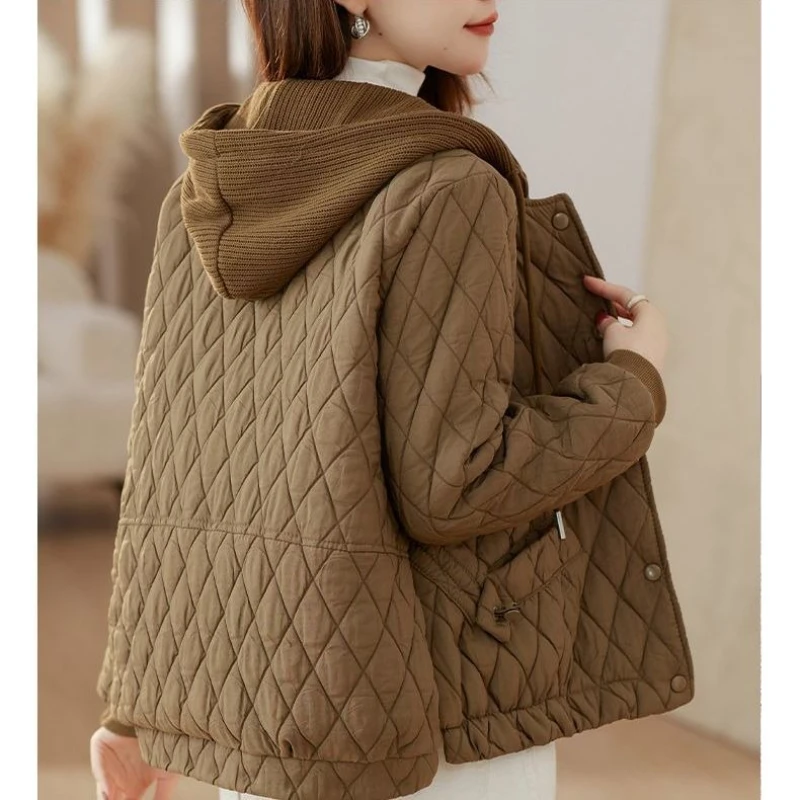 

2025 new cotton-padded women short Korean version of loose cotton-padded women winter coat