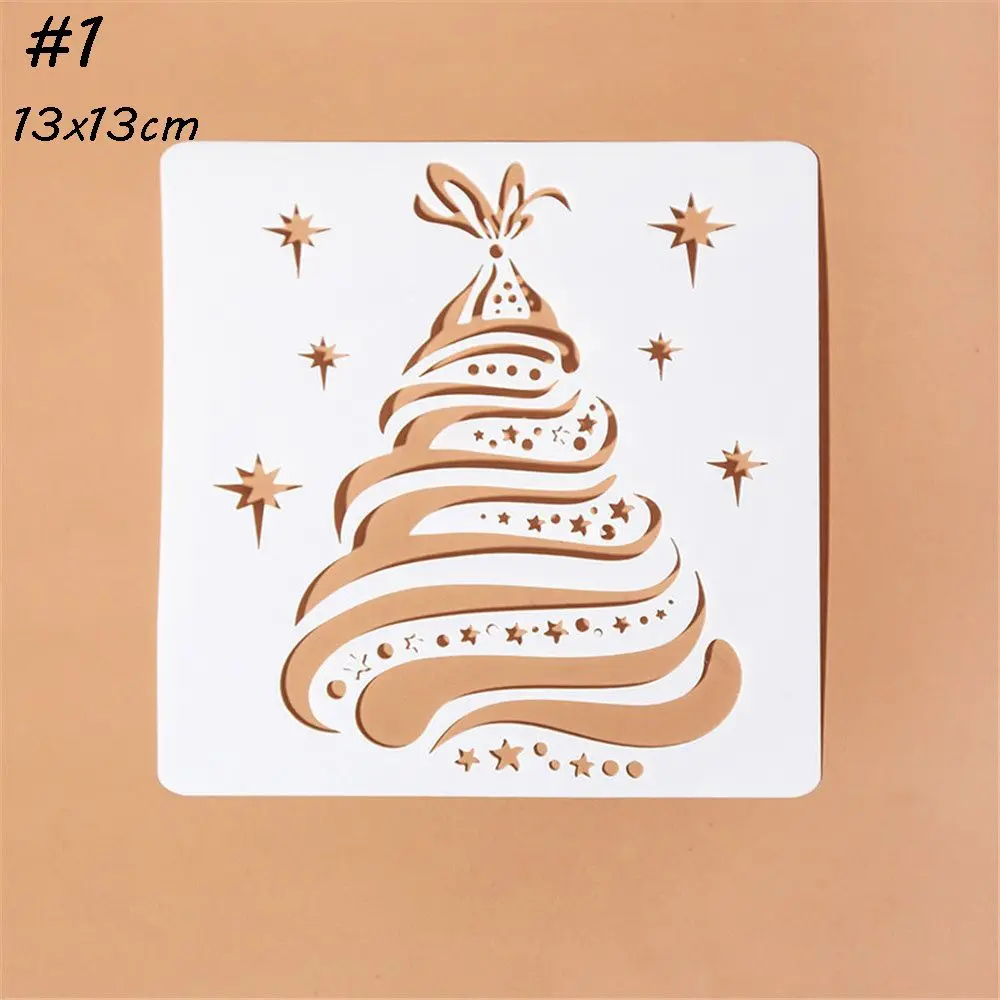 Hot Stamp Album Decorative DIY Craft Merry Christmas Layering Stencils Scrapbooking PaintingTemplate