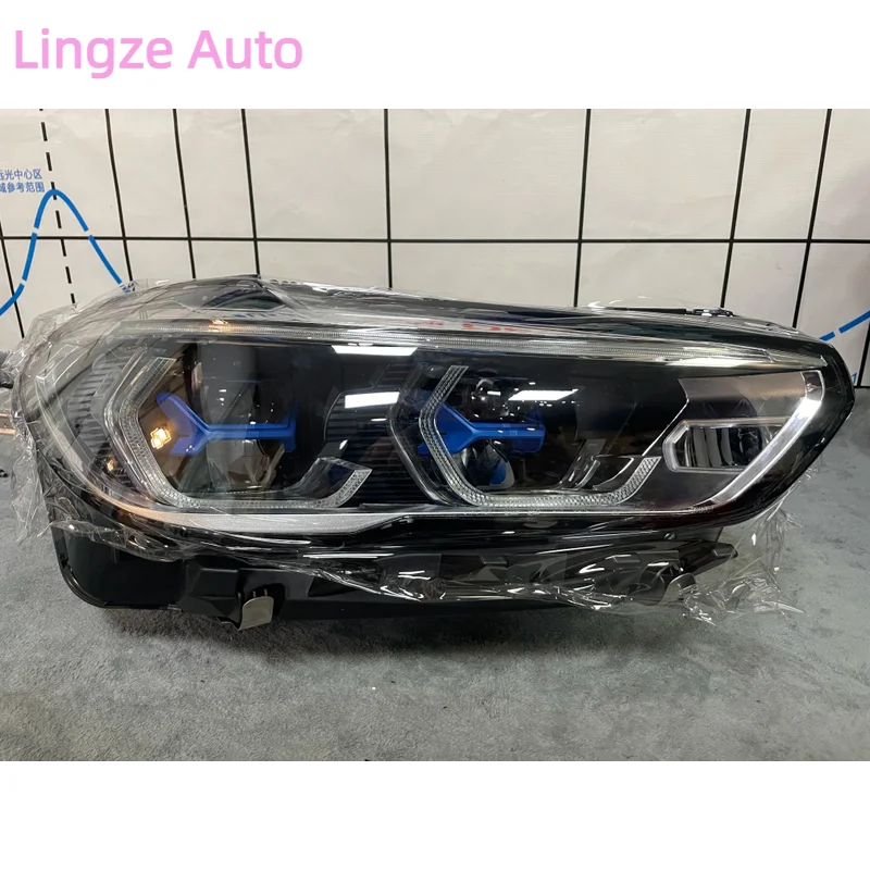 

Fit For BMW X5 Headlight 2019-2022 BMW G05 Headlight High Configuration Laser Lamps Plug And Play Upgrade And Modification