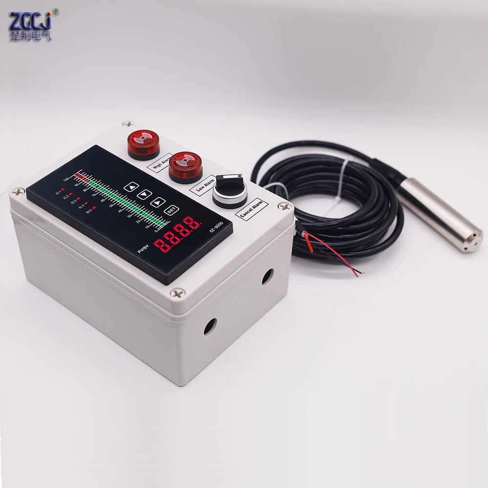 1m 2m 3m 5m 1 set water level alarm device touch button controller high level alarm and low level alarm with water level sensor