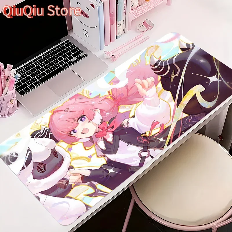 

Office PC Gamer Mouse Pad Gaming Accessories Keyboard Mat Anime Anti-slip HD Mousepad Rubber W-wuthering Waves Encore Desk Mat