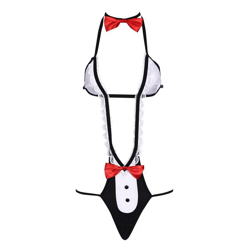 Sıcak Erotik Hemşire Lingerie Kadınlar Için Rol Oynamak Kostümleri Seksi Bodysuit Porno Iç Çamaşırı Seks Derin V Hollow Crotchless Babydoll Elbise