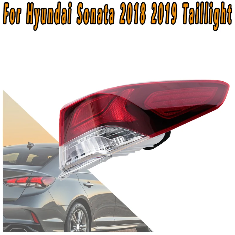 

Для Hyundai Sonata 2018-2019: задний фонарь, противотуманный фонарь, габаритный фонарь, сигнальный фонарь, предупреждающий фонарь, стоп-сигнал, фонарь заднего хода (без лампочки)
