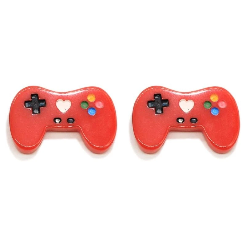 

5asd 10pieces Resin Simulation Game Controller Miniature Art Flatback DIY Craft Decoration for Game Lovers