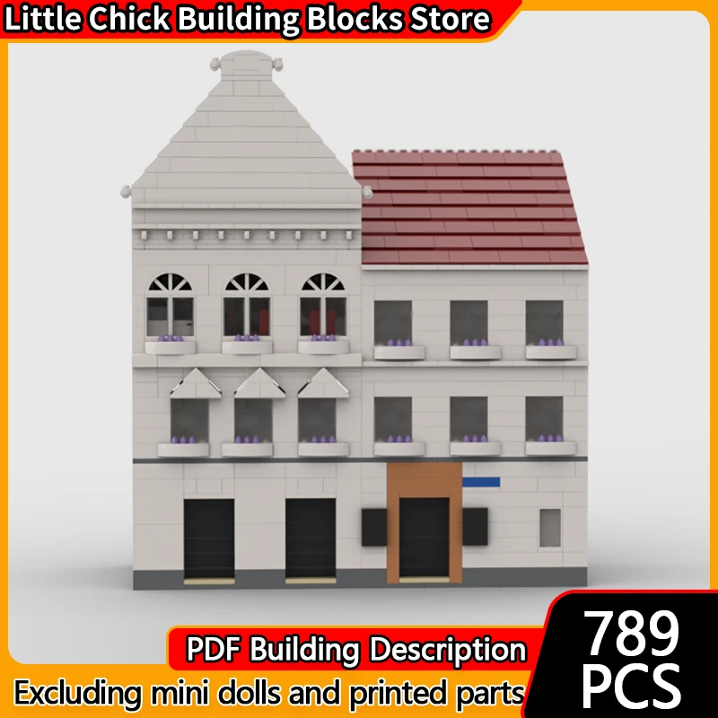 

Popular TV Show Model MOC Building Bricks TV drama Scene Town Hall Modular Technology Children Holiday Gifts Assemble Toys Suit