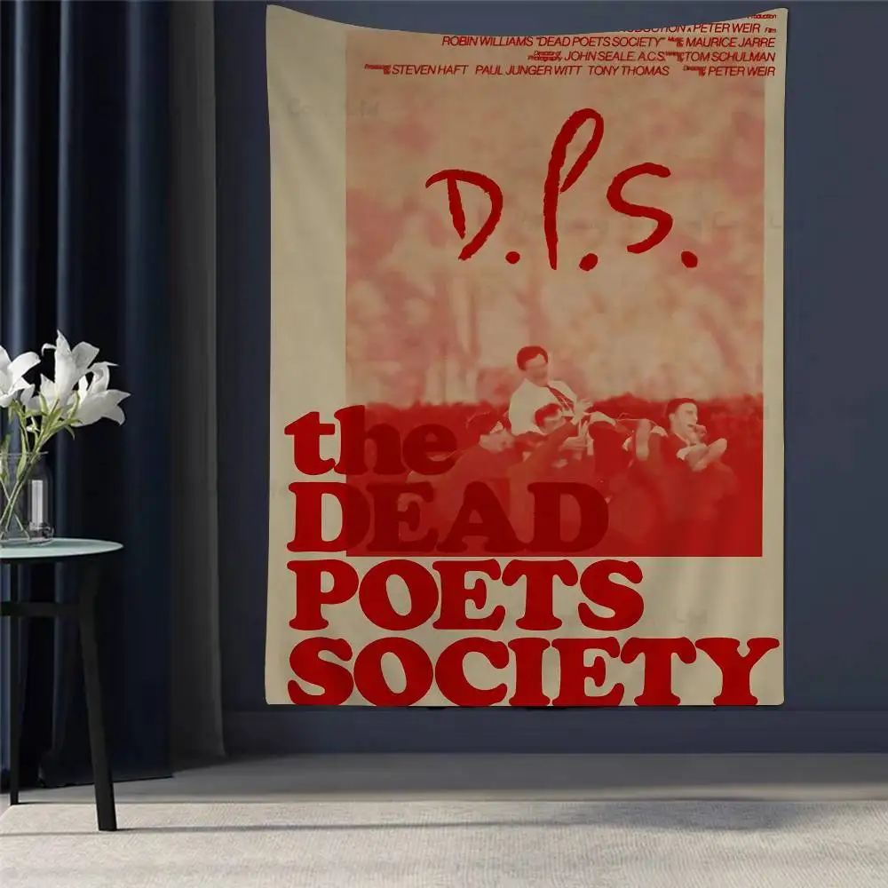 

Dead Poets Society Printed Large Wall Tapestry Hanging Tarot Hippie Wall Rugs Dorm Art Home Decor