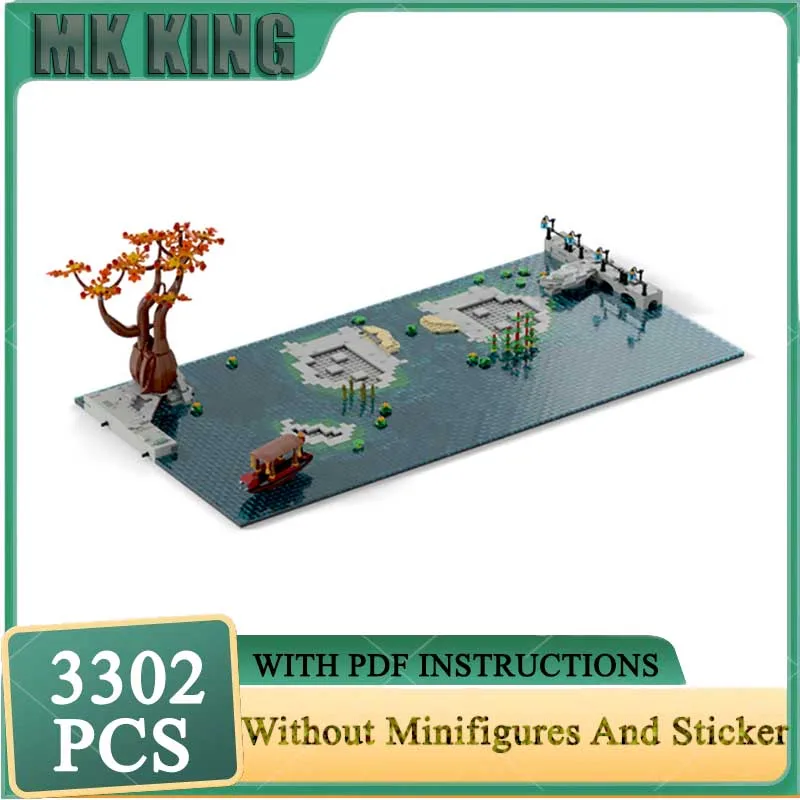 

Moc Building Tournament Temple City - Base Model Bricks Technology Blocks Assembly Gift Famous Scene Birthday Toys DIY Sets