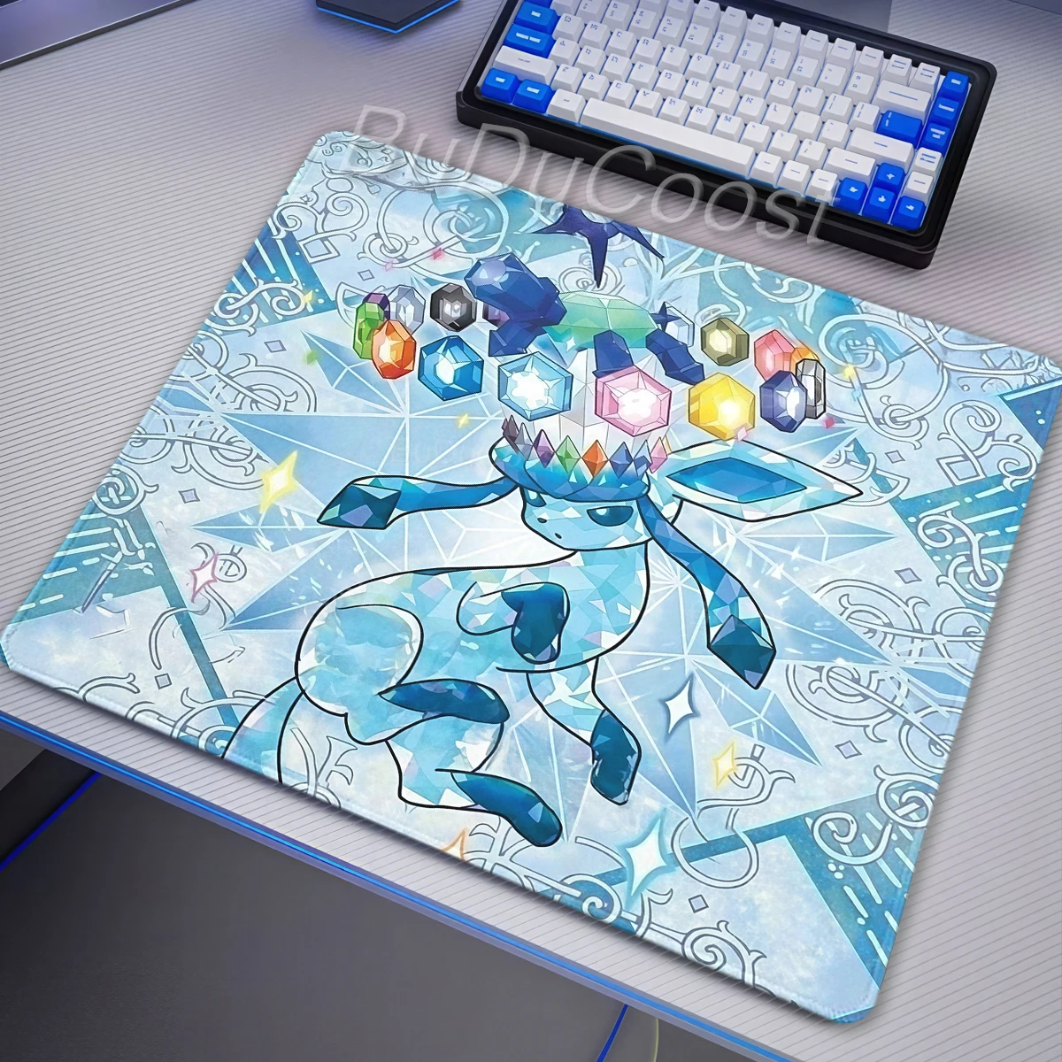 Mousepad Computer New Mouse Pads eevee Keyboard Pad Pokémon Mouse Mat Office PC Rubber Carpet Small Table Mat Gamer Accessories