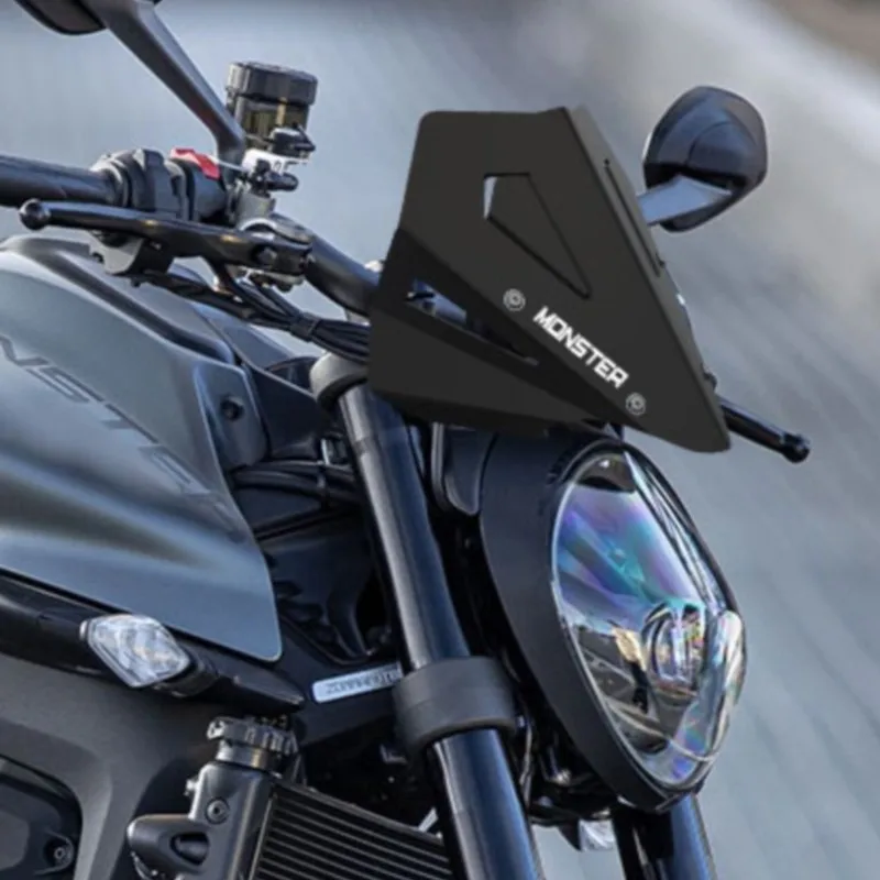 

For DUCATI MONSTER 937 950 2021 2022 2023-2024 Monster937 Monster950 Windscreen Windshield Visor Wind Shield Screen Deflectors