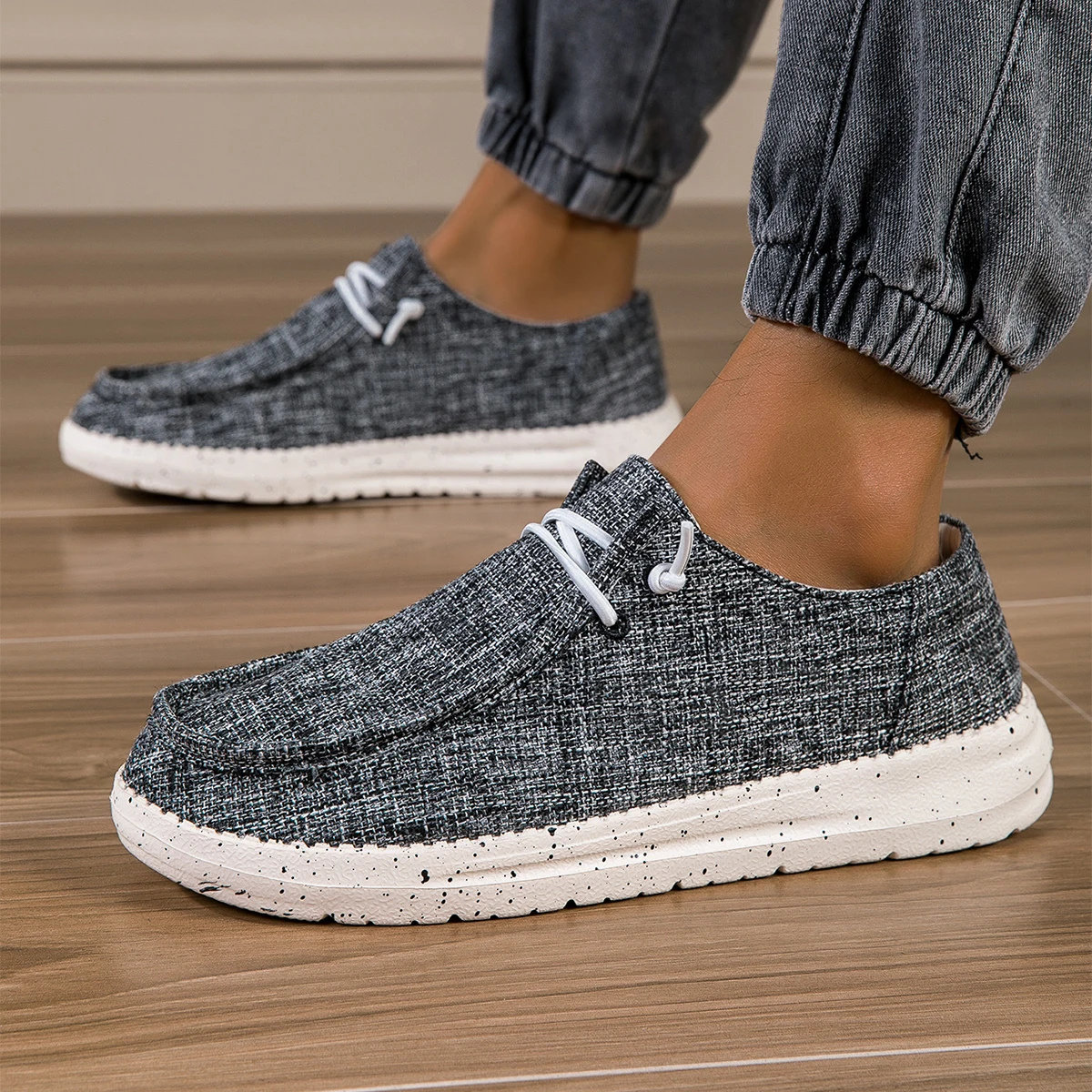 Lightweight Casual Canvas Canvass Shoes For Men Dude Shoes 2023 Big Size 47 48 49 50 Alpargatas Hombre Dropshipping