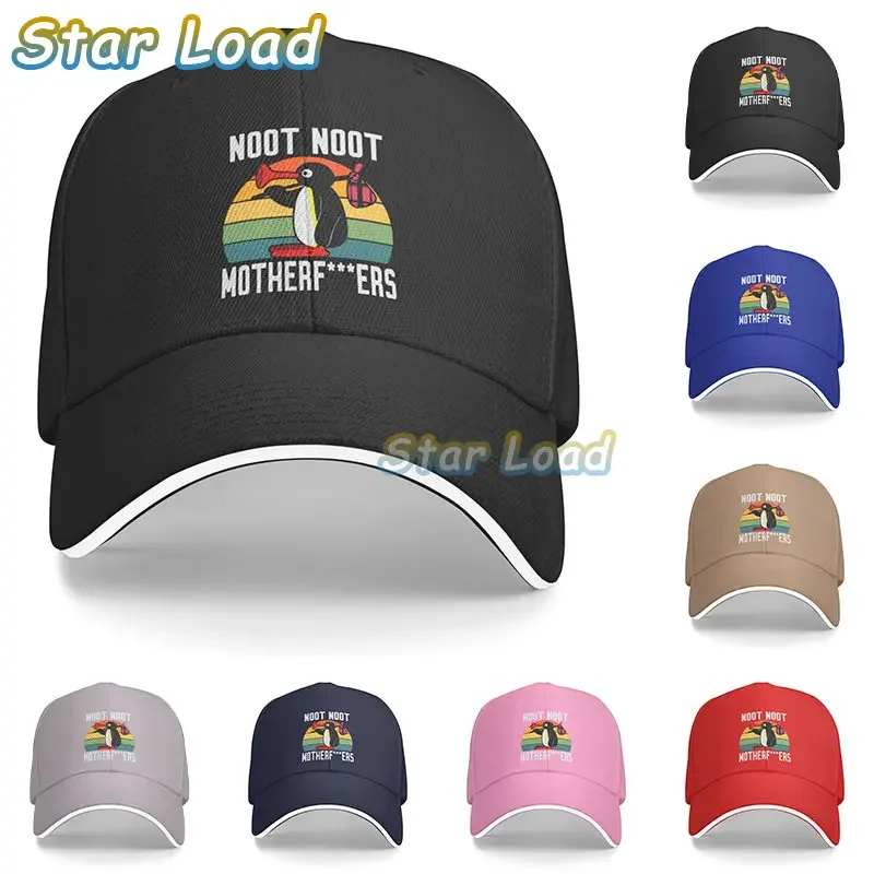 

Noot Baseball Cap Men Hats Women Visor Protection Snapback Pingu Pinga Penguin TV Caps