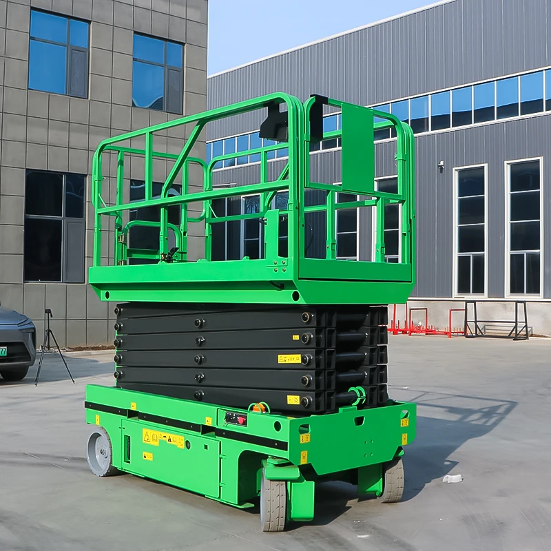 Electric Scissor Lift 7.8m 230kg Load Mobile Elevating Work Platform with Proportional Controls for Ceiling