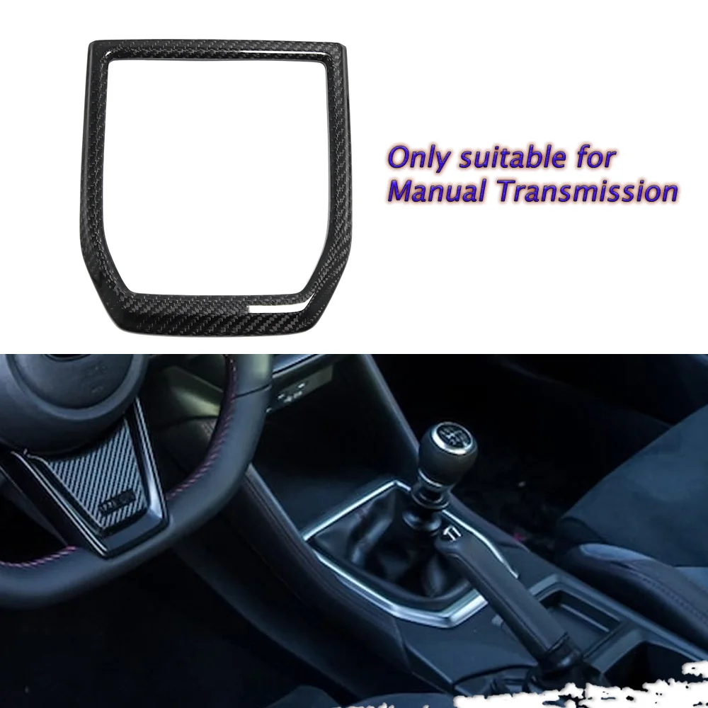 Manual Transmission MT For Subaru WRX / WRX STI VB S4 2022-2024 Carbon Car Interior Central Console Gear Shift Panel Cover Trim