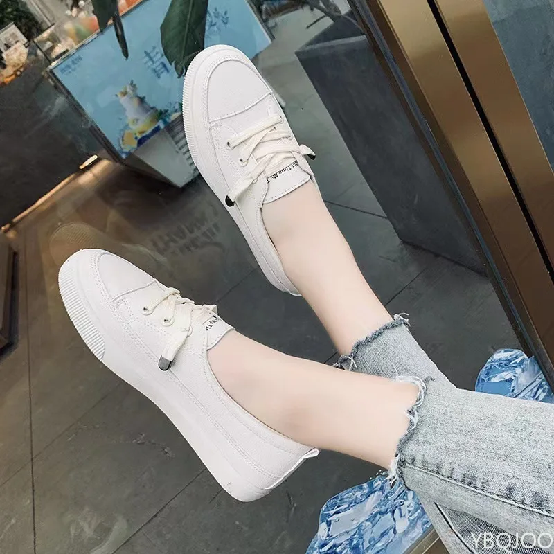 Spring Autumn New Fashion Versatile Women's Shoes Sports Leisure Comfortable Thick soled Women's Shoes Simple Anti slip Shoes