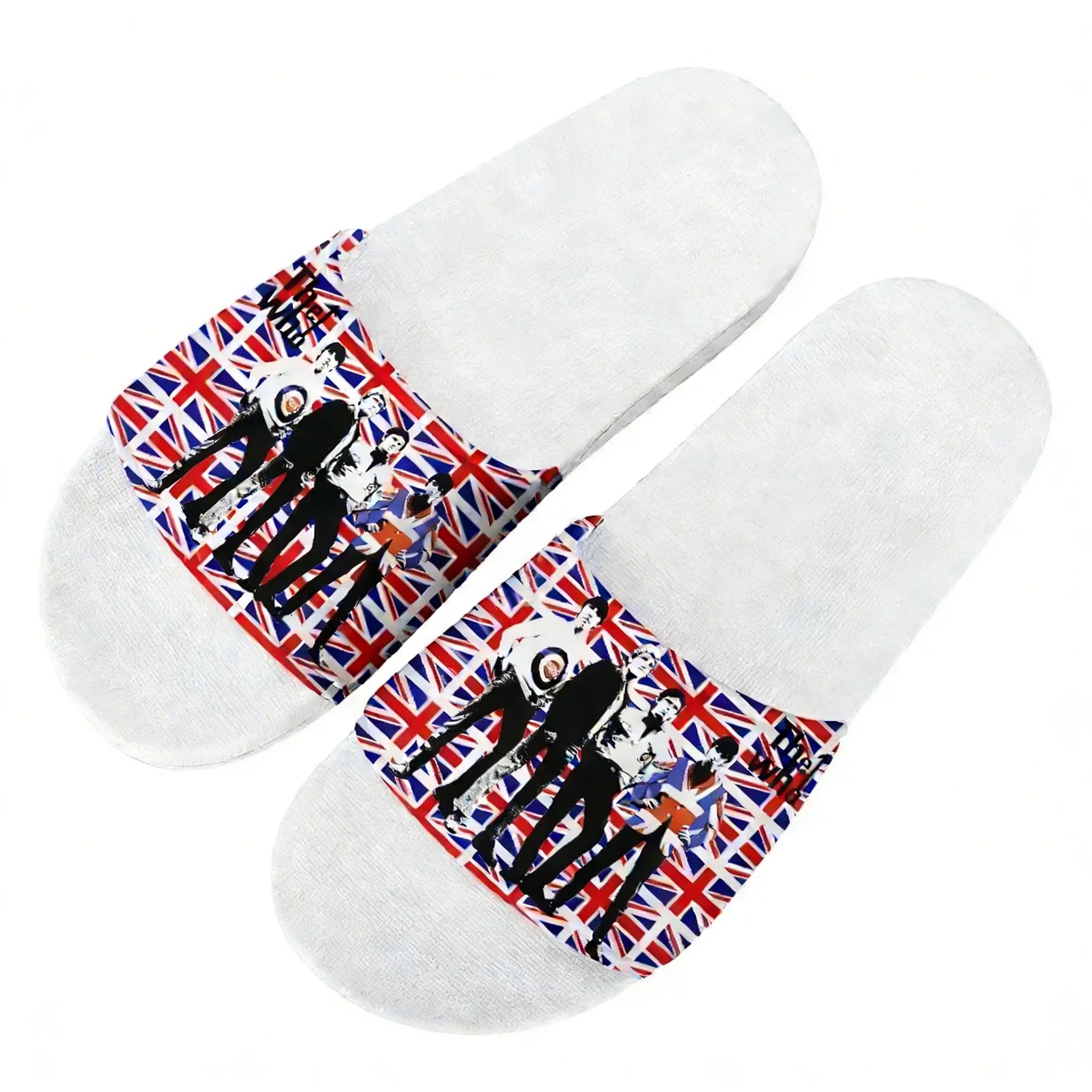 

Сандалии The Who: домашние тапочки, обувь для воды, для мужчин, женщин и подростков, для ванной, пляжа, бассейна, на заказ, летние шлепанцы