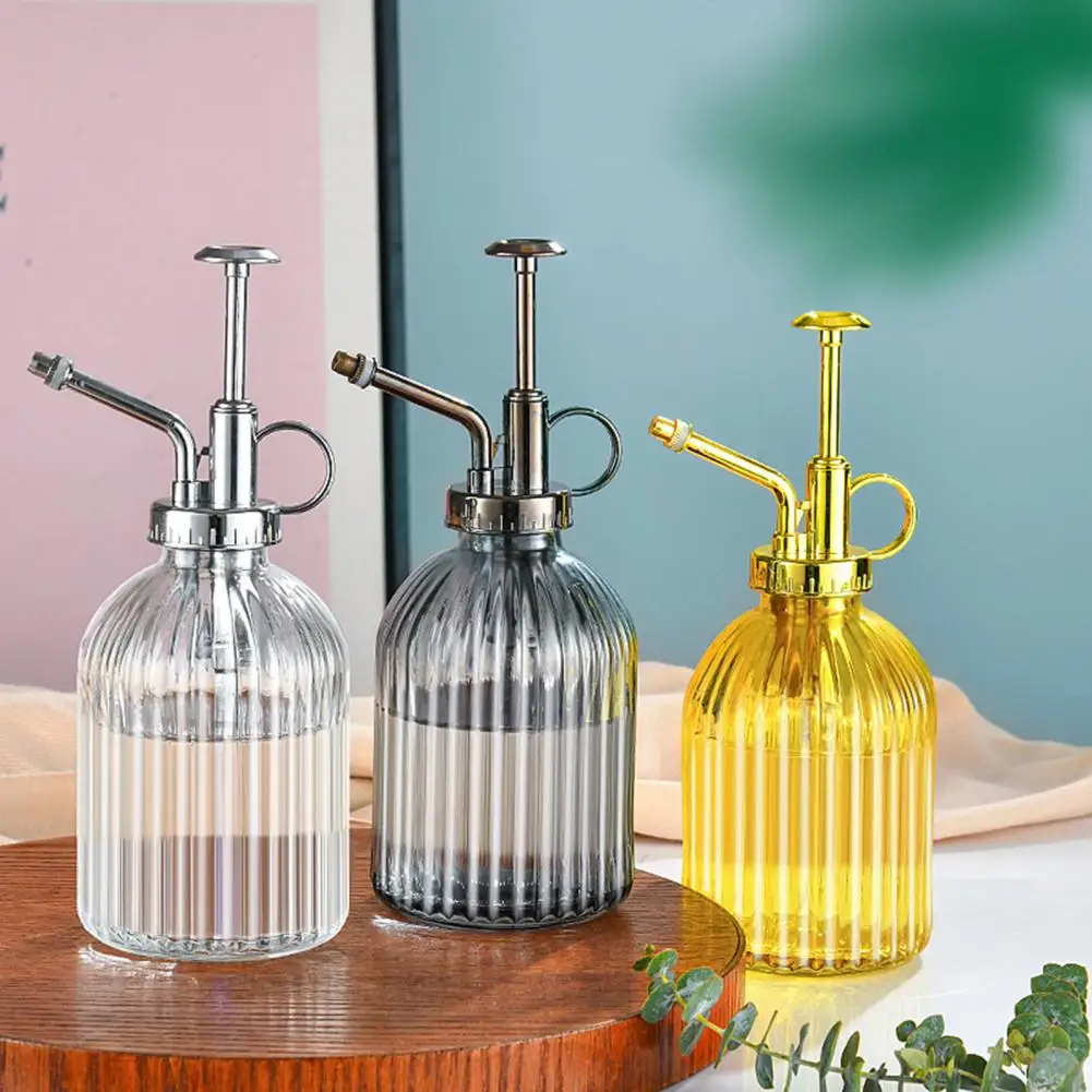 

Indoor Plant Mister Plant Waterer Spray Bottle Glass Water Spray Bottle for Plants Hand Pressure Indoor Garden Mister Small