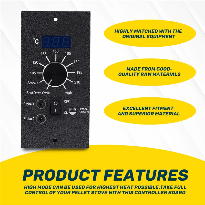 -A65I Digital Thermostat Upgrade Controller Board Replacement For Traeger Pellet Grill