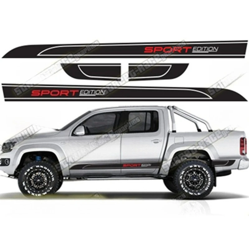 

Car Stickers FOR VW Amarok side customized exterior decoration and modification full Vinyl decal