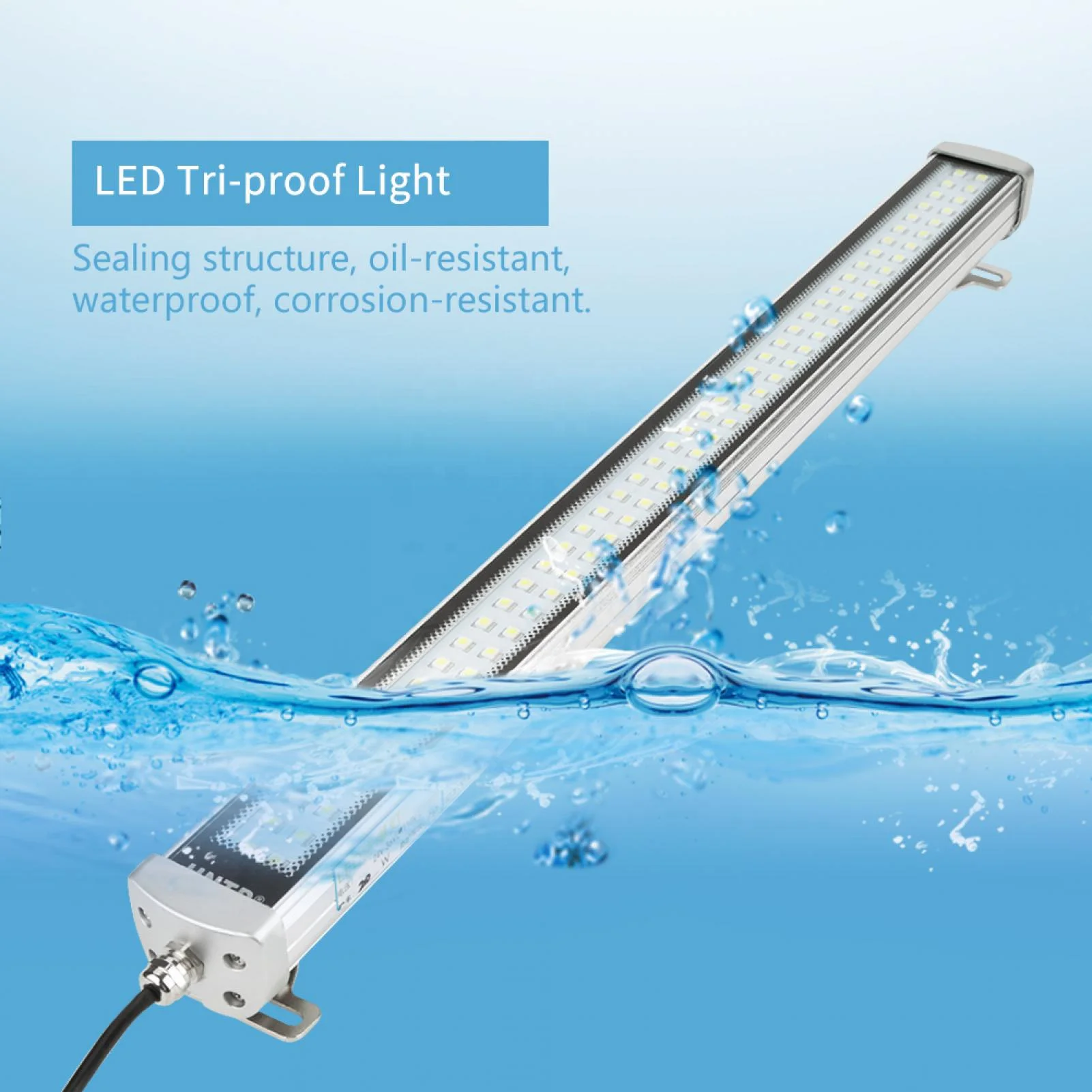 40W 65cm Explosion-proof IP67 Waterproof Led Tri-proof Light LED Linear Batten Lamps LED Vapor Tight Light Suitable for Workshop