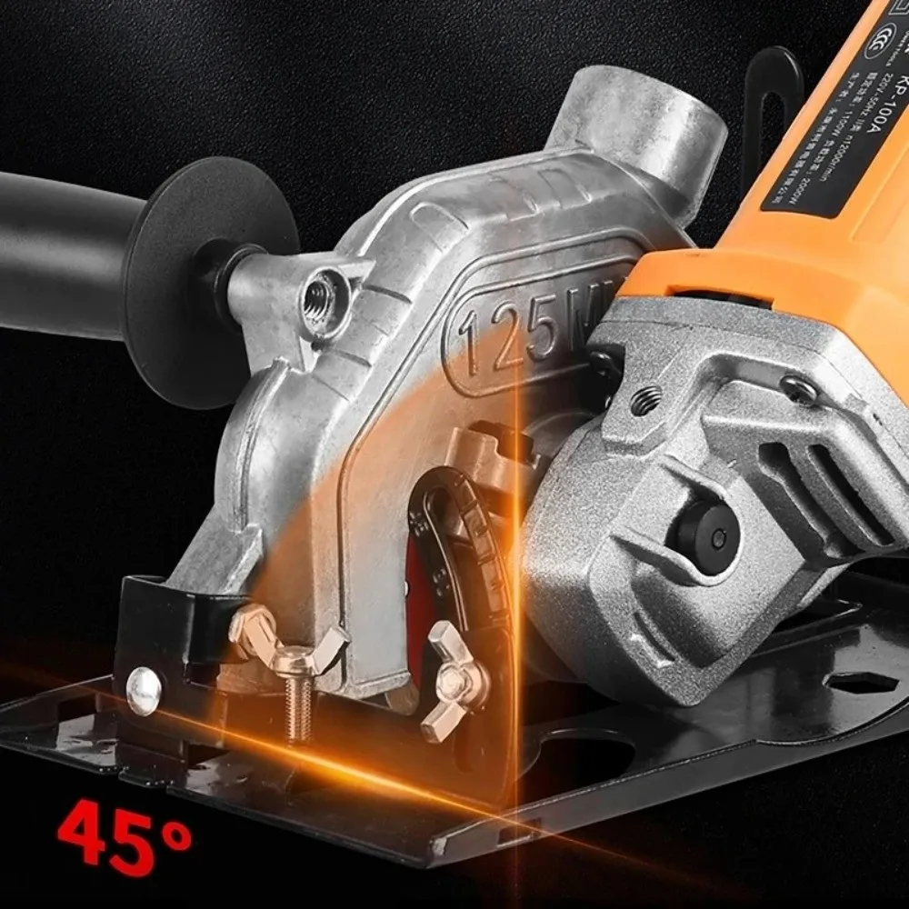 

45° Adjustable Angle Grinder Bracket Dust Free Heavy Duty Angle Grinder Converter Circular Saw Bracket Woodworking Table Tool