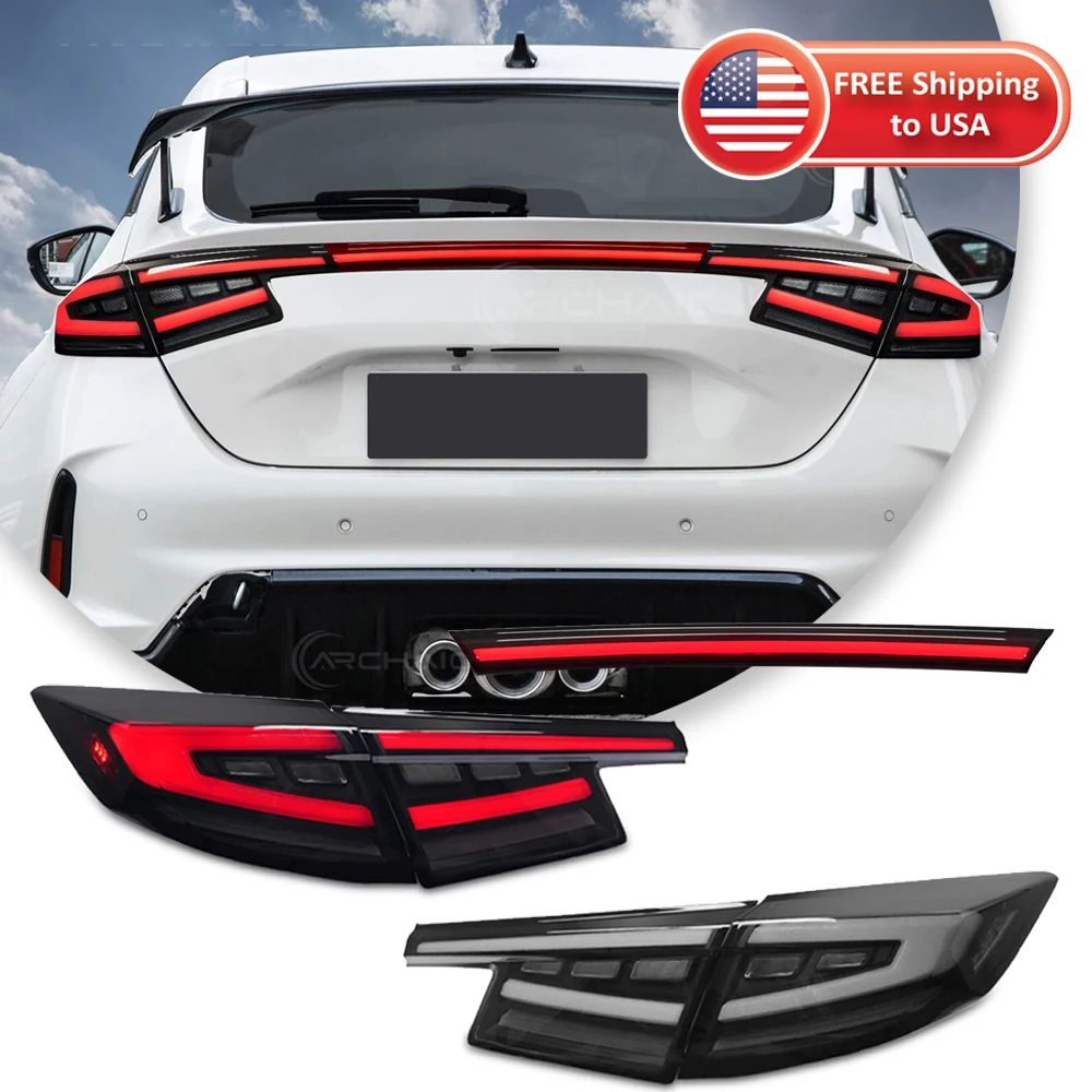 

TYPY Car Lights For Honda Civic 11th Hatchback 2023-2024 LED Projector Tail Lamp Daytime Running Light Auto Accessories