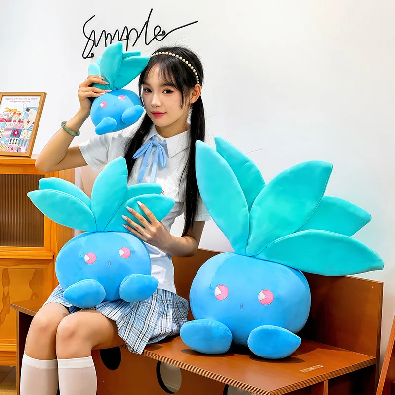 30/40/60CM-Pokemon-Plüschtier-Großformat-Oddish-Plüschfiguren-Vileplume-Anime-Stoffpuppe-Pokémon-Weiches-Kissen-Kawaii-Dekoration-Geschenke