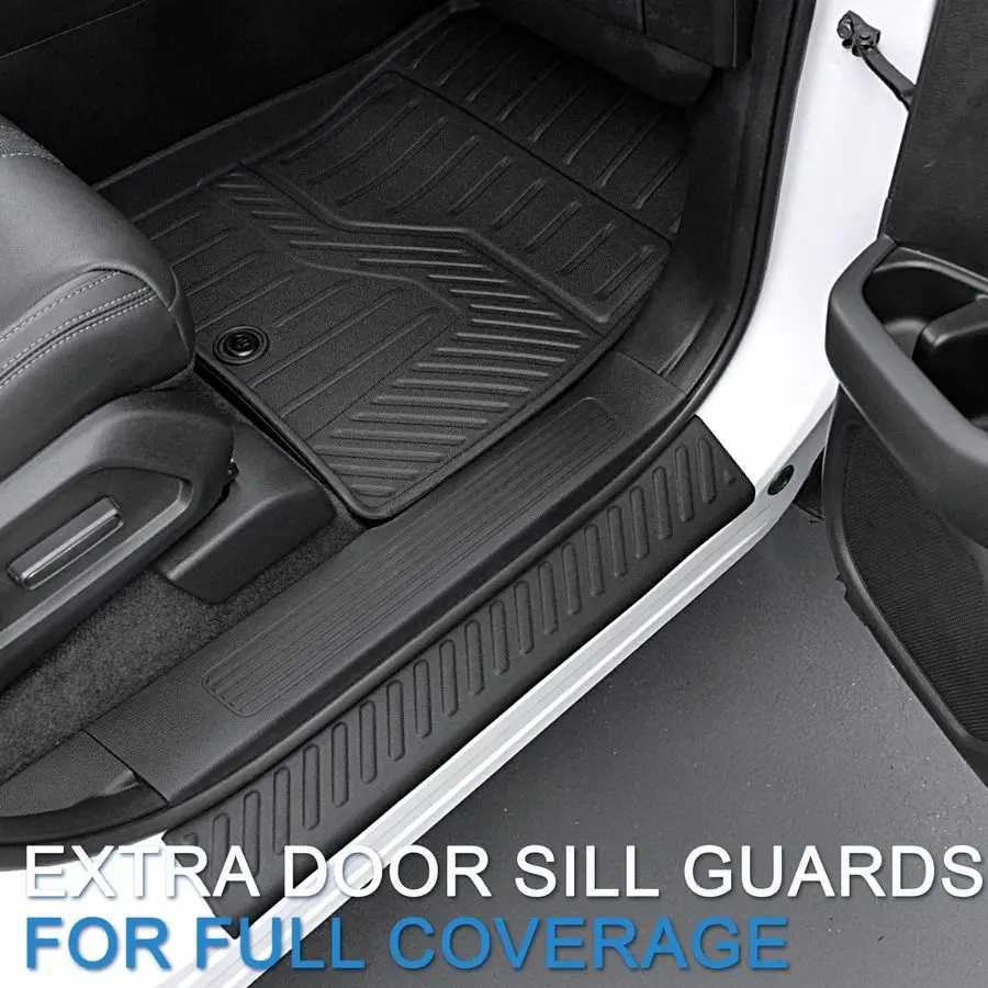 الحصير لهوندا بايلوت 2025 2024 2023 حصيرة صندوق السيارة مع حصيرة مسند الظهر ، جميع الأحوال الجوية TPE بطانة البضائع لهوندا الطيار اكسسوارات الباب Si #3