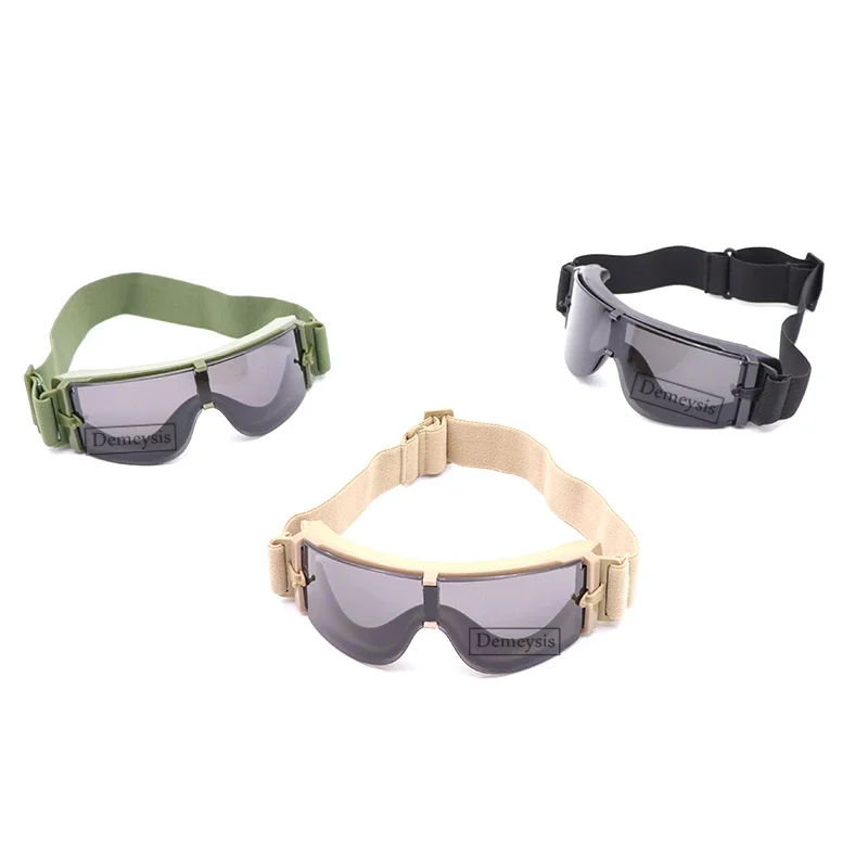 Gafas tácticas 3 lentes intercambiables - Protección balística Airsoft - imagen 3