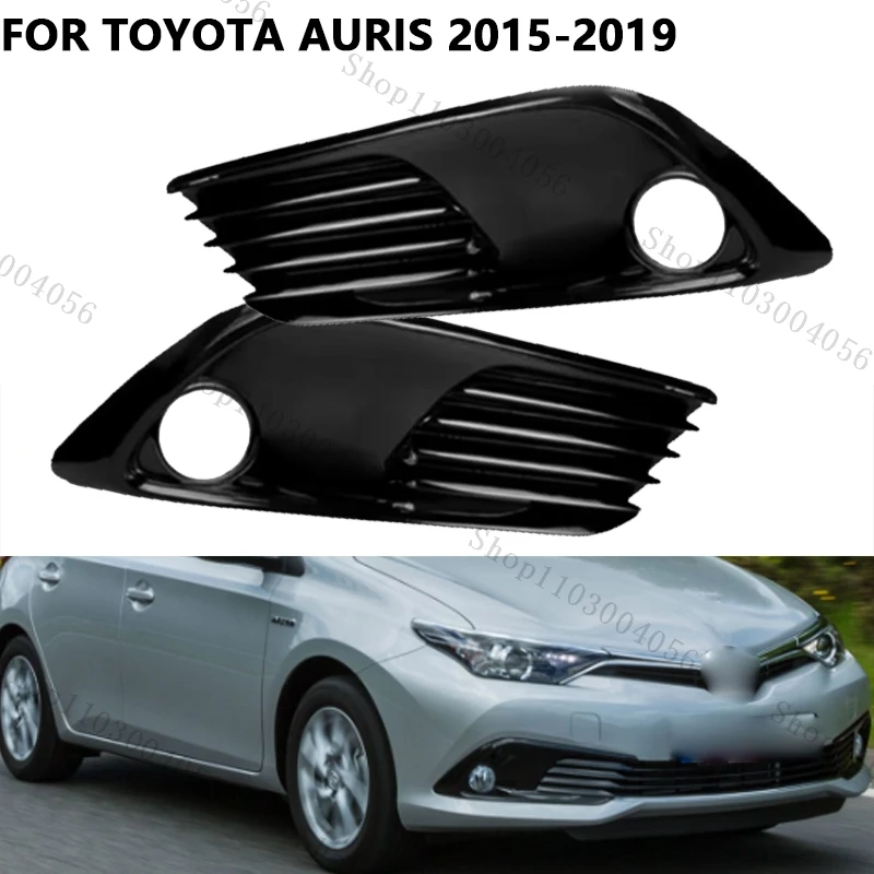 

Car Fog Light Cover For TOYOTA Auris 2015 2016 2017 2018 2019 Front Bumper Black Fog Light Frame Bezel