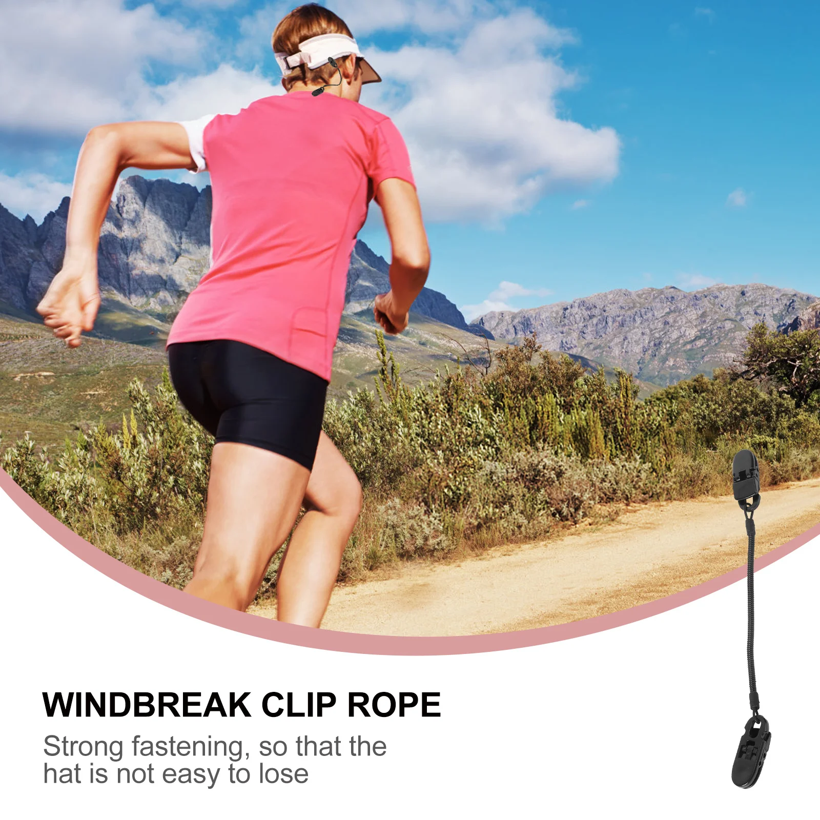 10 قطعة مقاطع قبعة يندبروف التجنيب مقود آمن لصيد الأسماك القوارب التخييم الإبحار الأنشطة في الهواء الطلق التجنيب كليب