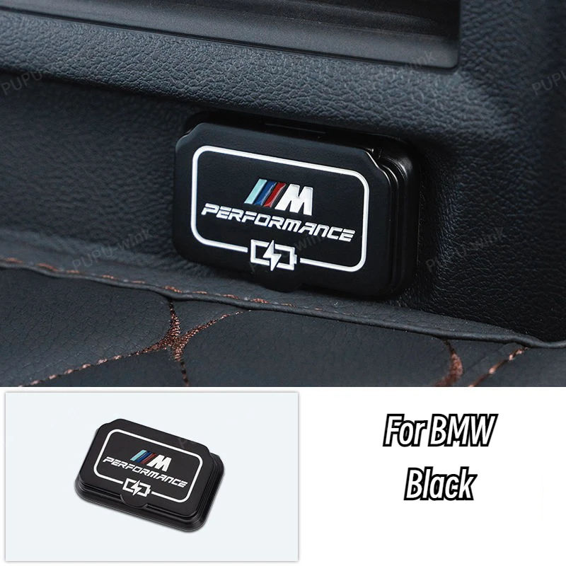 BMW USB Protection Cover Car Rear Seat ricarica antipolvere per BMW tutte le serie Z4 I3 I8 X1/X2/X3/X4/X5/X7 IX3 XM