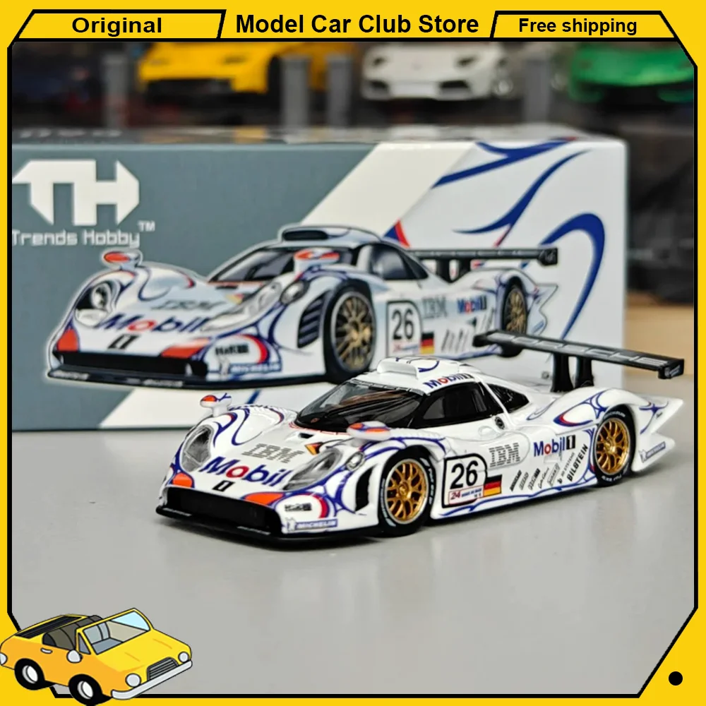 

Модели Trend Hobby TH в масштабе 1:64: Porsche 911 GT3 R DTM 2024 и 911 GT1 LM 1998 # 26 коллекционных моделей машинок Roxy из литого сплава