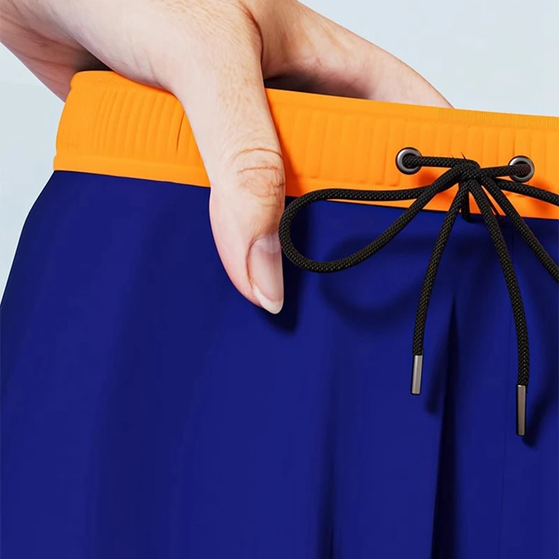 5-14 سنة الأطفال الأولاد سراويل للسباحة المراهقين بحر التجفيف السريع طبقة مزدوجة تصفح الغوص الغوص الرياضة السراويل